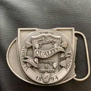 Gibson guitar belt buckle